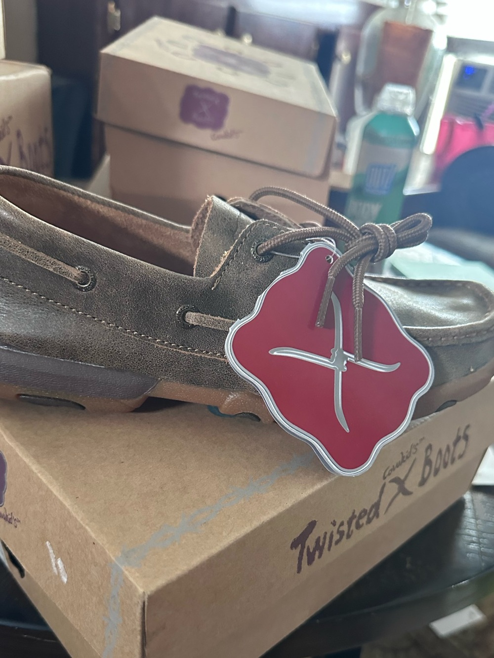 Twisted X Brown  Moccasin Shoes